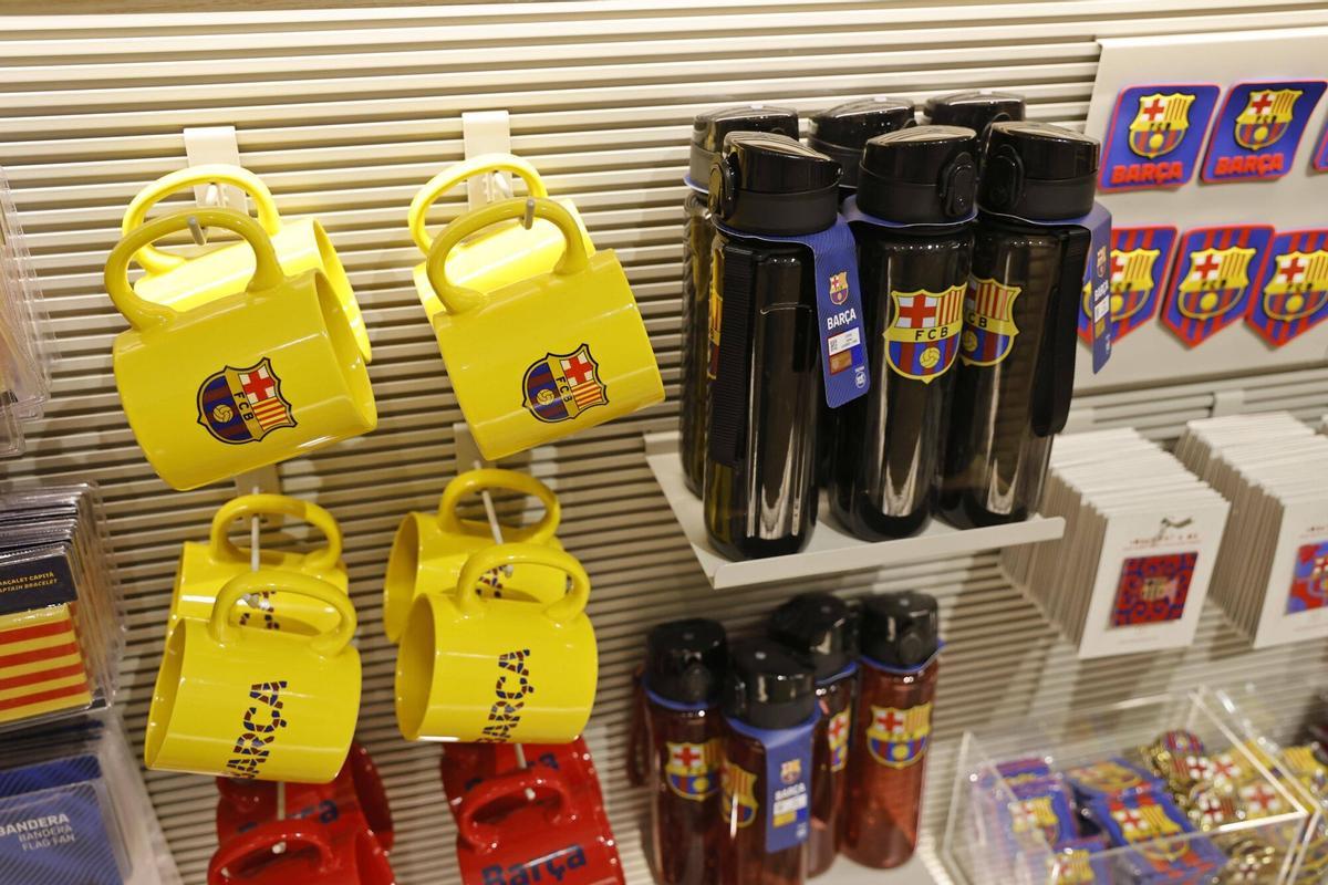 La nova botiga del FC Barcelona a Girona.