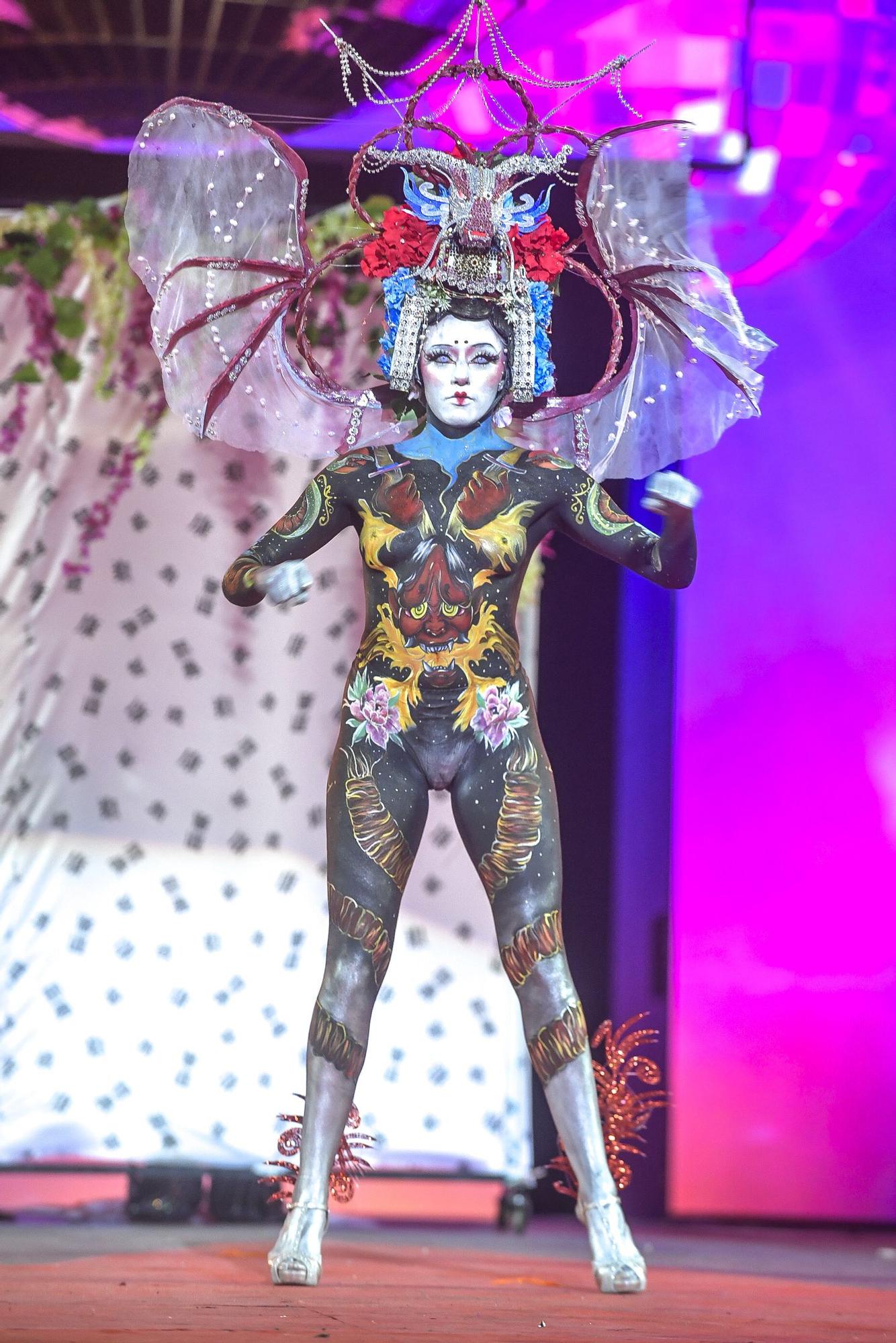 Concurso de maquillaje corporal del Carnaval de Las Palmas de Gran Canaria 2023