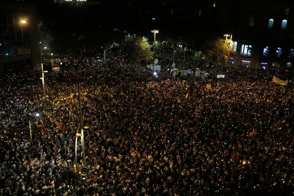 Concentració a Barcelona contra l'empresonament