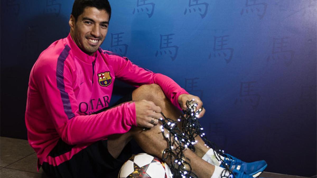 Suárez posó para SPORT antes de vacaciones