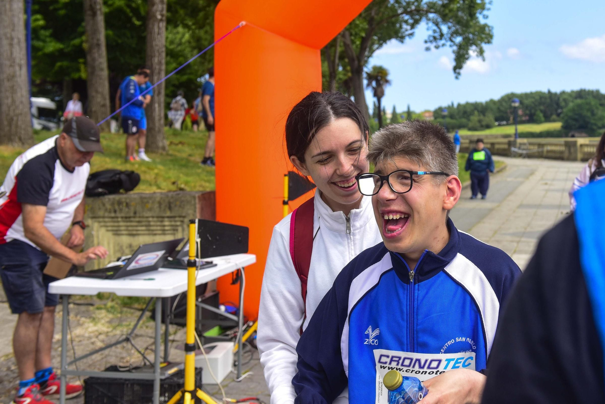 Más de 100 deportistas participan en el maratón urbano Special Olympics en O Burgo