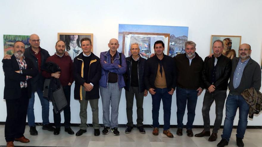 La Galería José Pedraza de Montilla reúne hasta este miércoles a una decena de artistas plásticos cordobeses.