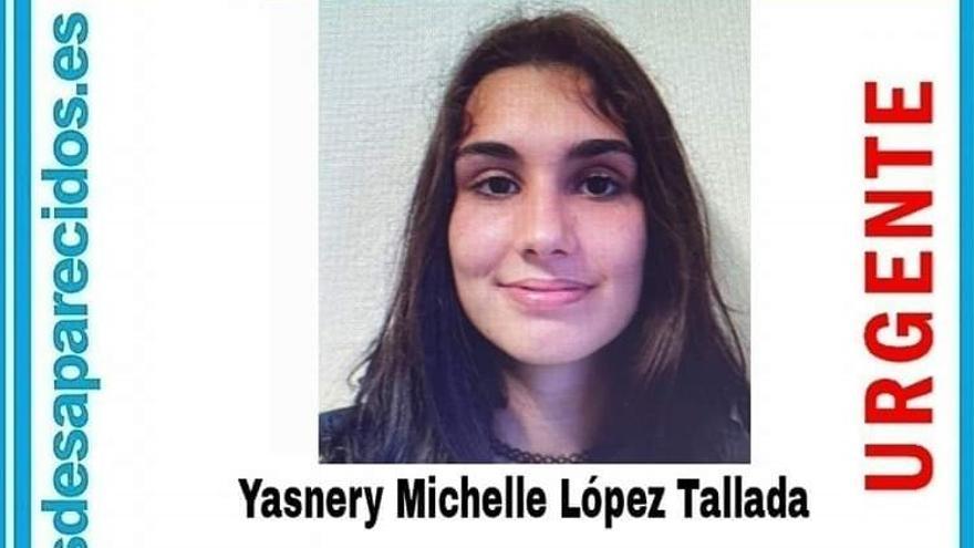 Yasnery Michelle López, desaparecida el jueves 28 de julio en La Orotava.