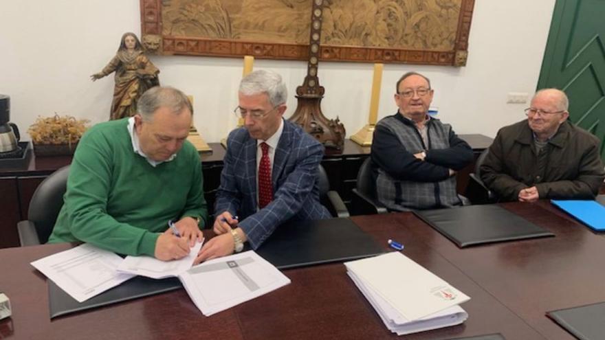 Firmado el acuerdo de la rectoral de Montemaior