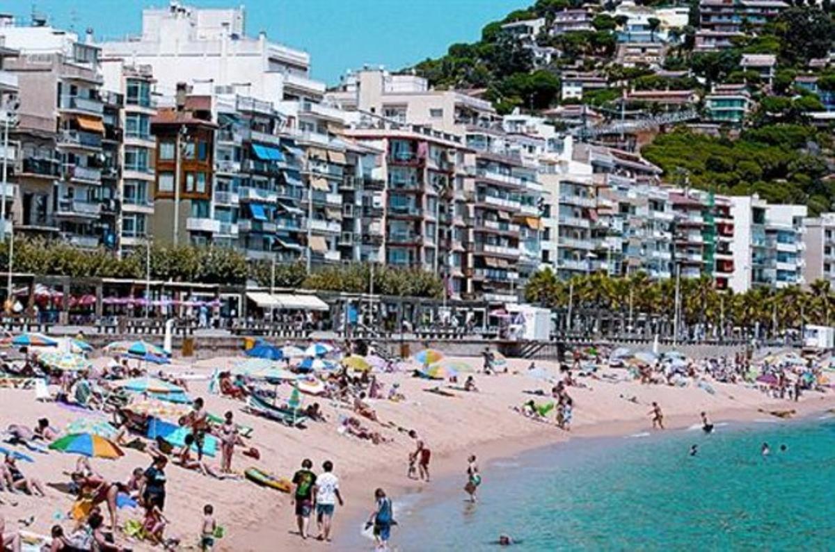 Turistes a Blanes l’agost de l’any passat. Turistes a Blanes l’agost de l’any passat.