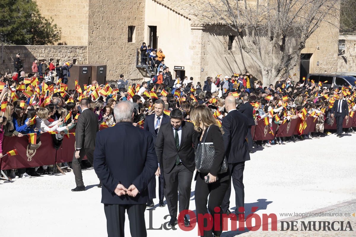 Visita de los reyes de España a Caravaca (explanada de la Basílica)