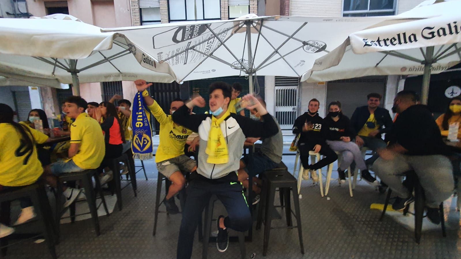 Así disfruta Vila-real de la final de 'su' Villarreal