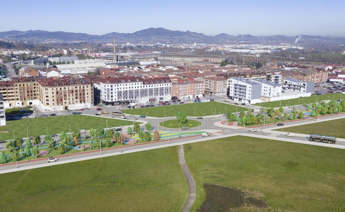 Reproducción infográfica del futuro bulevar