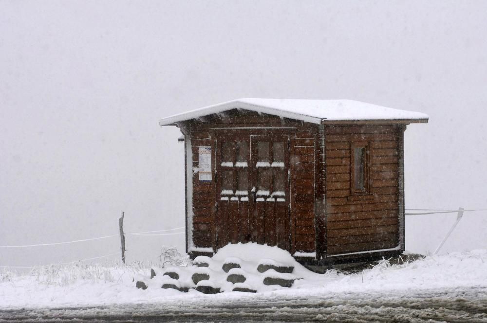 Ola de frío y nieve en Asturias