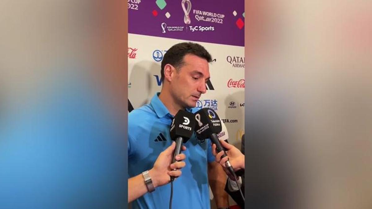 ¡Contenido altamente sensible! Las lágrimas de Scaloni un día antes de la gran final que han emocionado al mundo entero