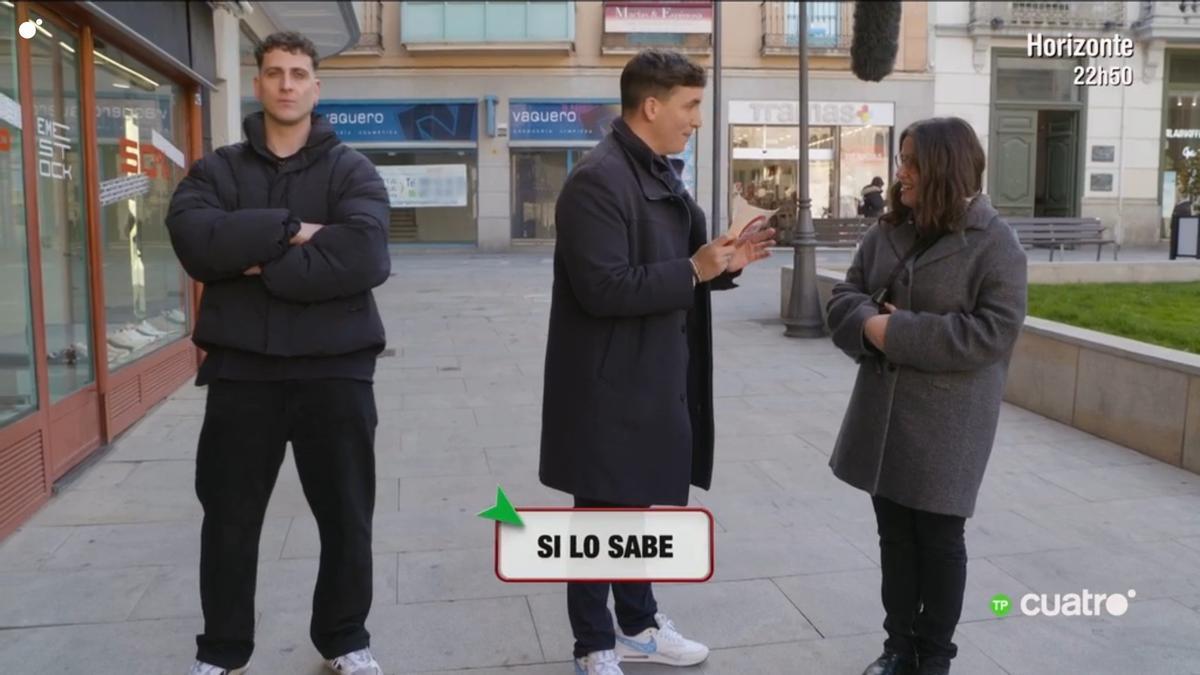 Programa 'Lo sabe, no lo sabe' de Cuatro grabado en Zamora