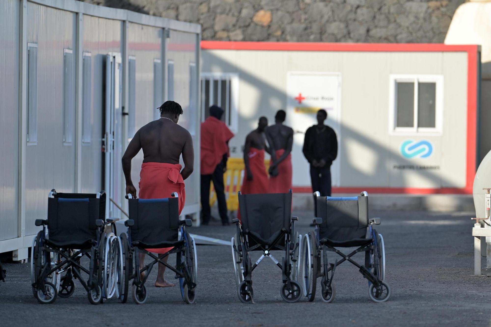 Migrantes llegados este martes a El Hierro