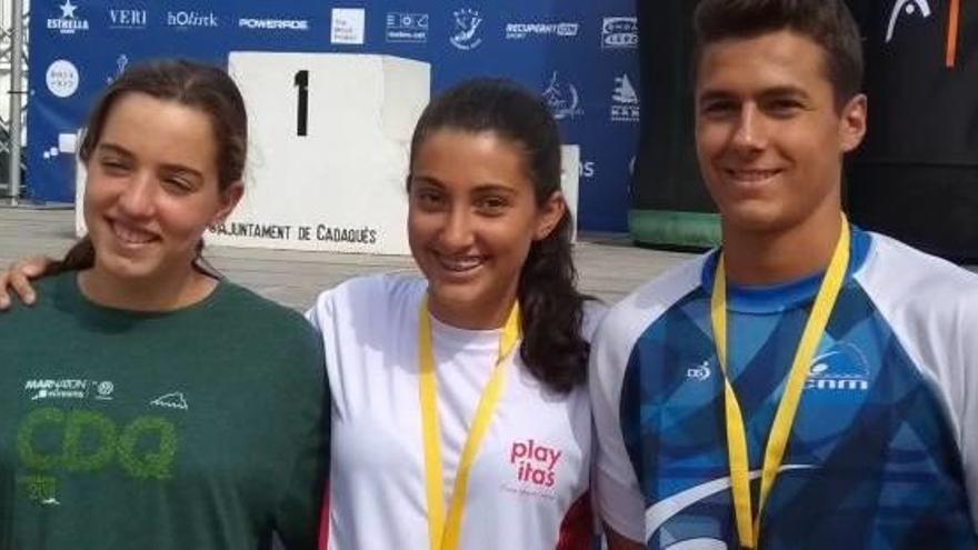 La manresana Queralt Velasco es penja dues medalles a Cadaqués