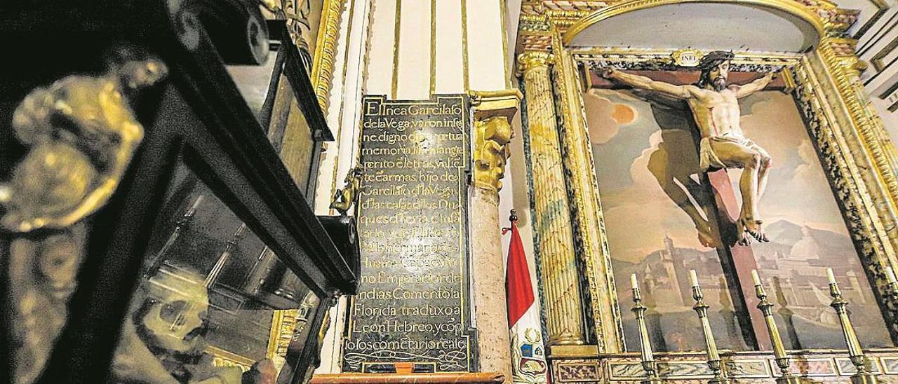 Capilla de las Ánimas: Parte de los restos del Inca Garcilaso se conservan en la Mezquita-Catedral de Córdoba.