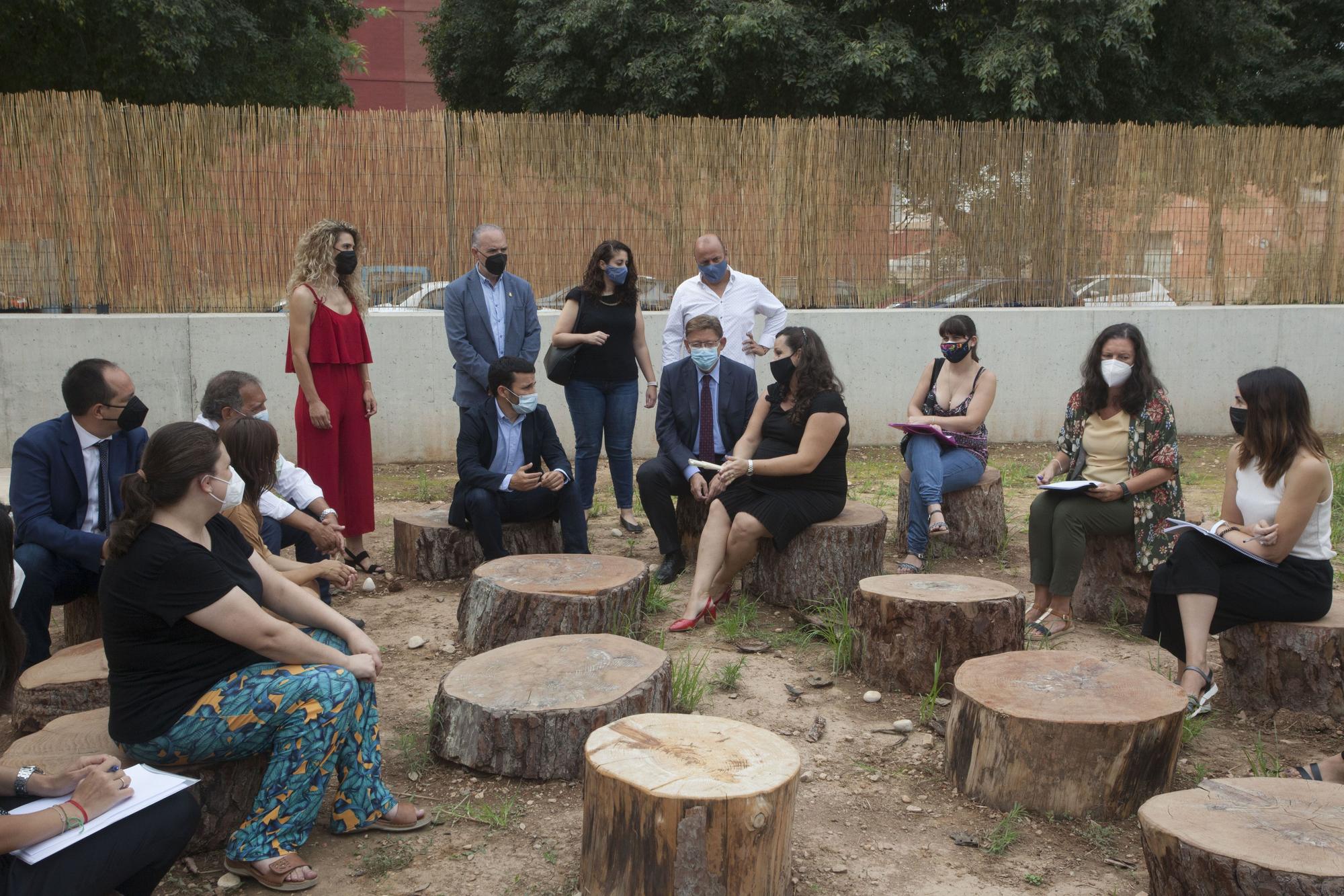 Ximo Puig y Vicent Marzà visitan el CEIP El Rajolar de Aldaia