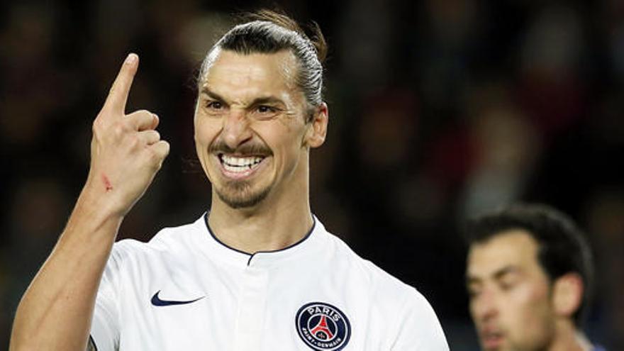 Zlatan Ibrahimovic, del PSG.