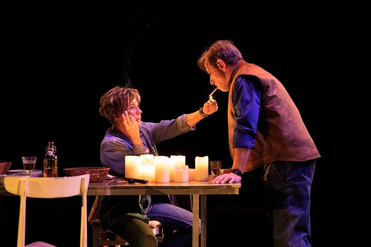 Emma Vilarasau y Jordi Boixaderas en 'Els fills'.