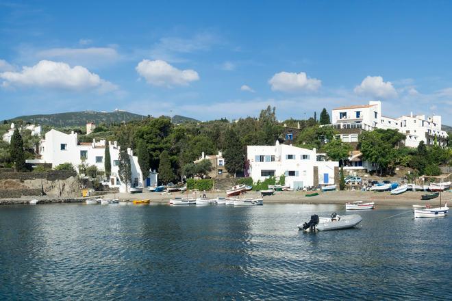 Port Lligat beach and houses