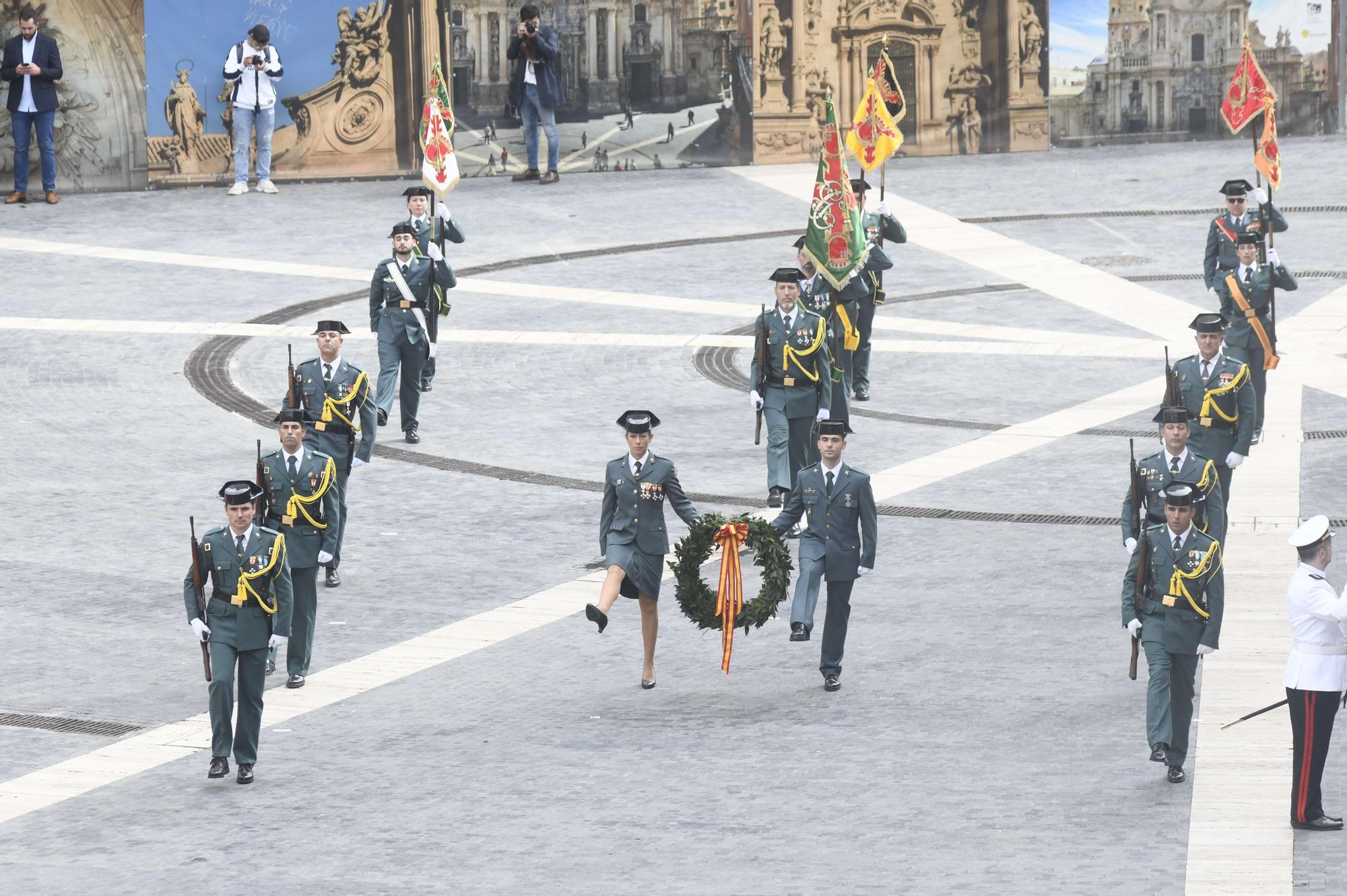 Acto institucional de la Guardia Civil en Murcia por el día de su Patrona