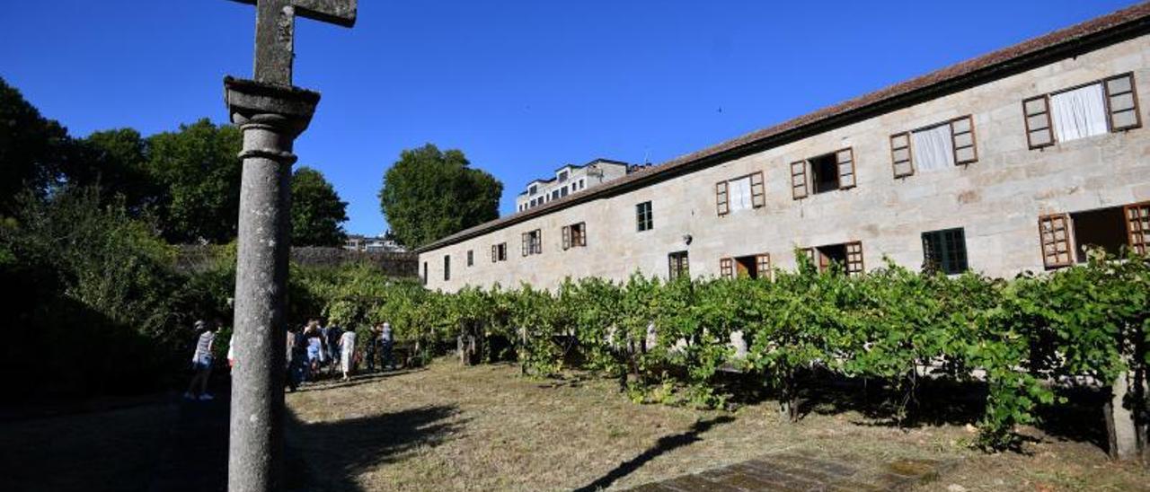 Un rincón de la huerta del convento de Santa Clara en Pontevedra. | // GUSTAVOS SANTOS
