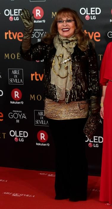 Alfombra roja de los Premios Goya 2018