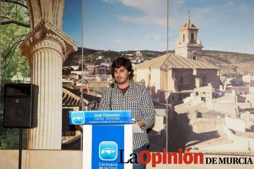 Presentación del candidato del PP a la alcaldía de Caravaca, José Francisco García