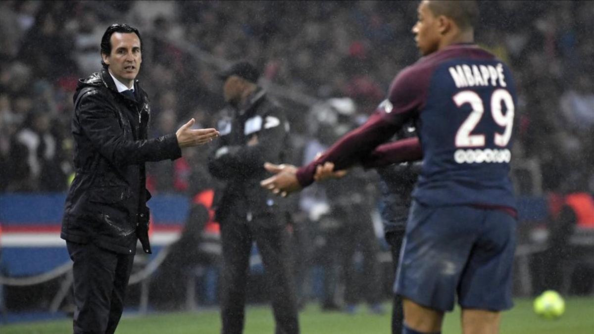 Unai Emery convenció a Kilyan Mbappé para fichar por el PSG