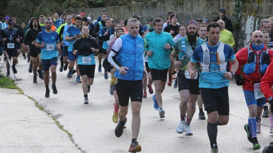 Miguel Araújo y Diana Domínguez se llevan la gloria en el Trail do Nocedo
