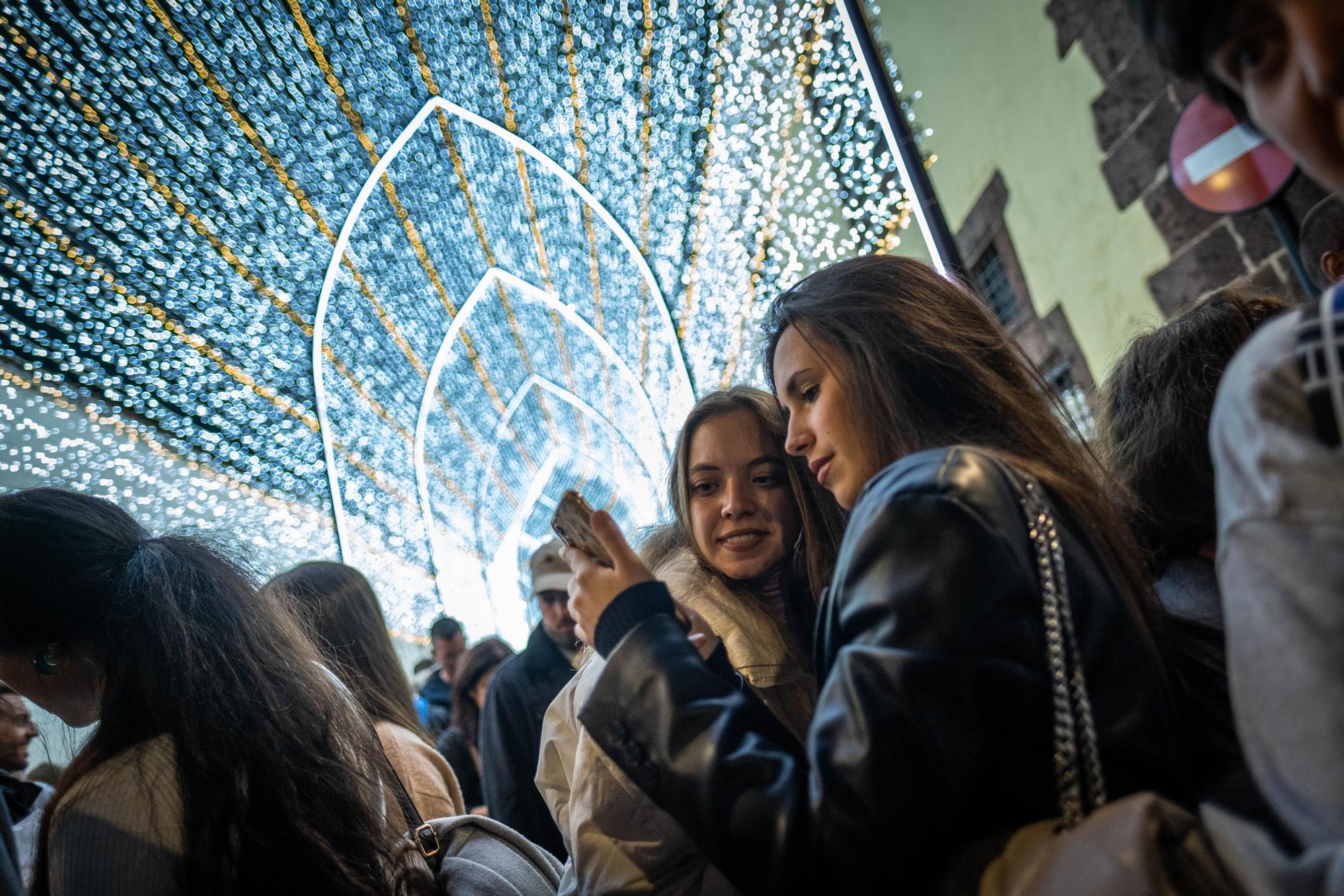 Encendido del alumbrado navideño de La Laguna