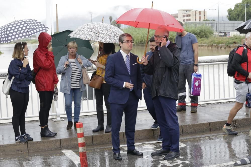 El Segura, en Murcia, a punto de desbordarse