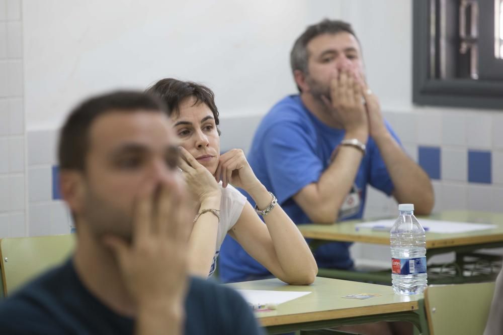 Primer día de las oposiciones a docente en la Comunitat Valenciana