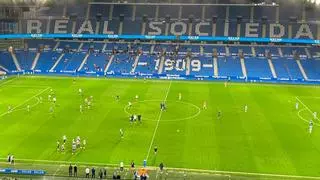 EN DIRECTO: Comienza el partido en Anoeta