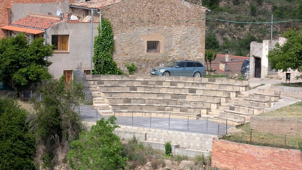 Amfiteatre de Monistrol de Calders, on se celebrarà el festival Nits del Campanar