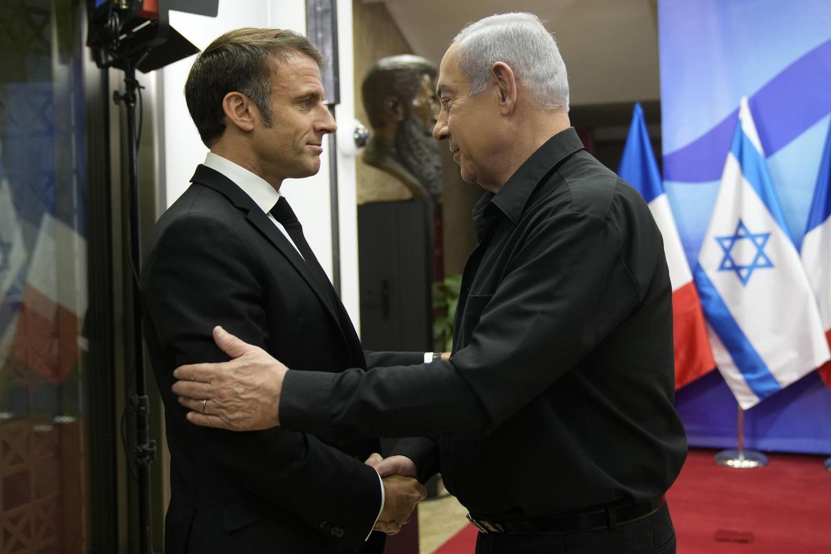 Macron visita Israel