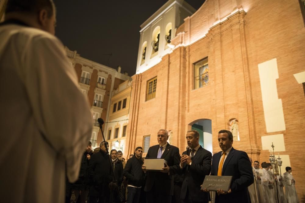 Inauguración de la fachada de la iglesia de Santa María de Cartagena