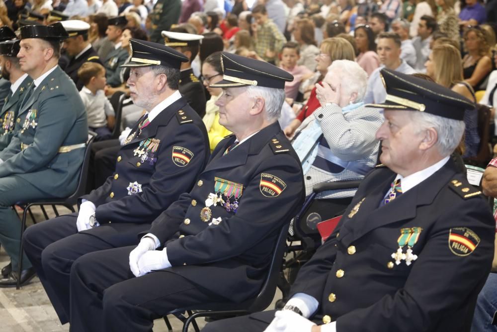 Festividad del Pilar celebrada por la Comandancia de la Guardia Civil de Gijón