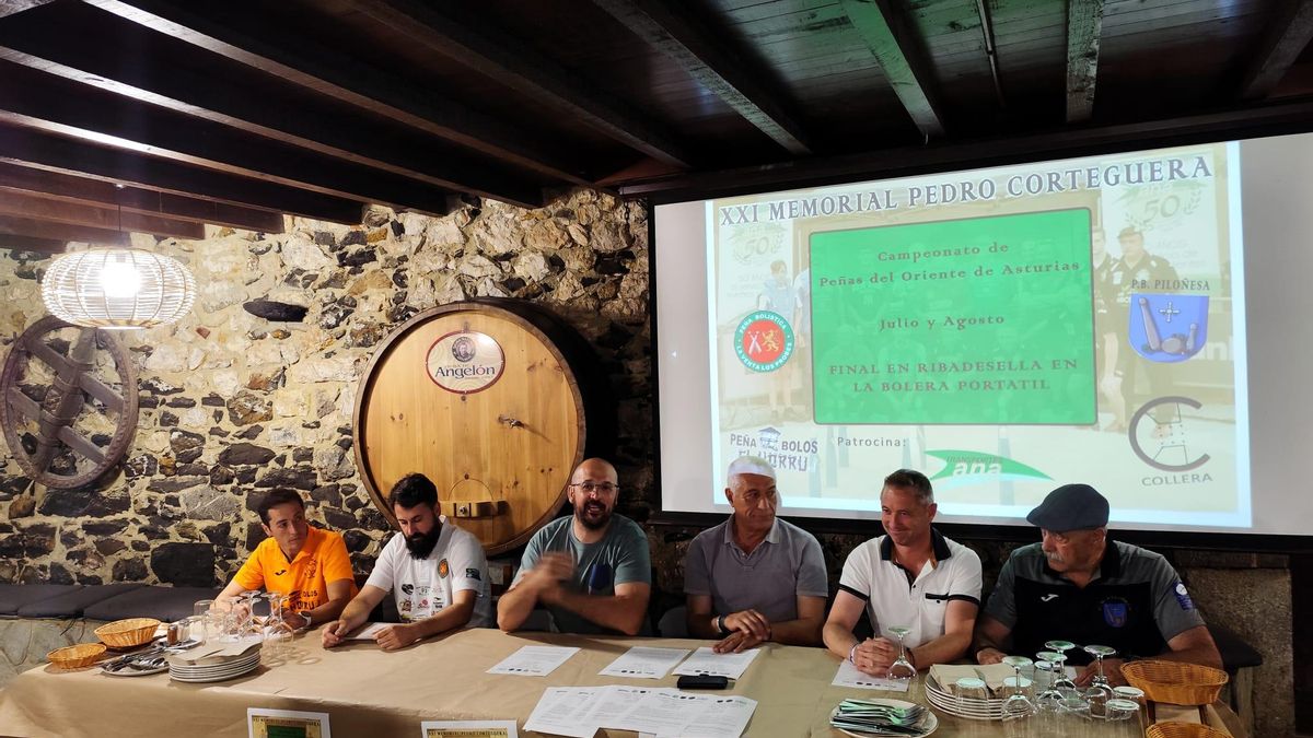 Presentación del XXI Memorial Pedro Corteguera de Bolos