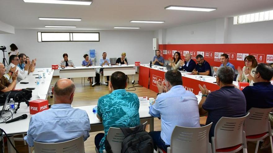 La ejecutiva del PSOE aprueba para la Diputación una lista de integración pero deja fuera a San Vicente del Raspeig