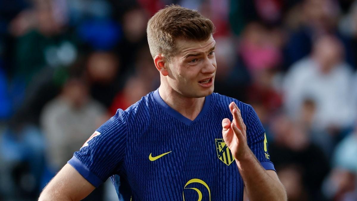 Sørloth fue titular en la delantera del Atlético