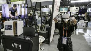 Una de las emprendedoras que participó en la última edición del 4YFN, el salón de las ’start-ups’ dentro del Mobile World Congress.