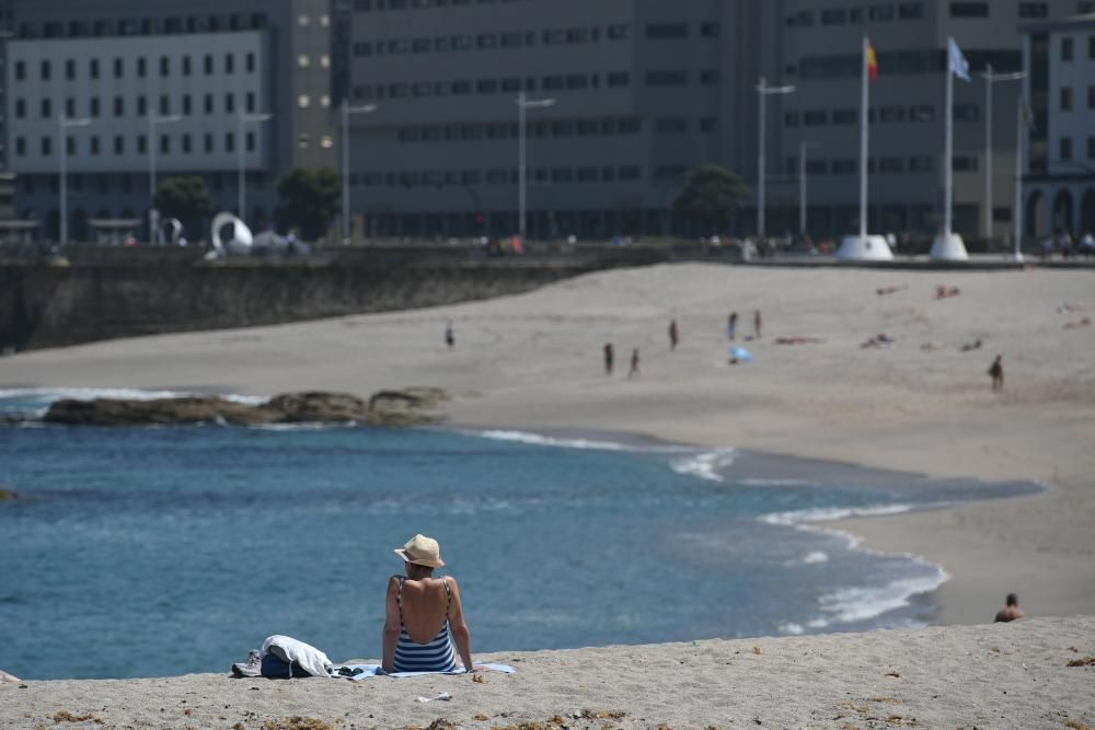 A Coruña disfruta del buen tiempo