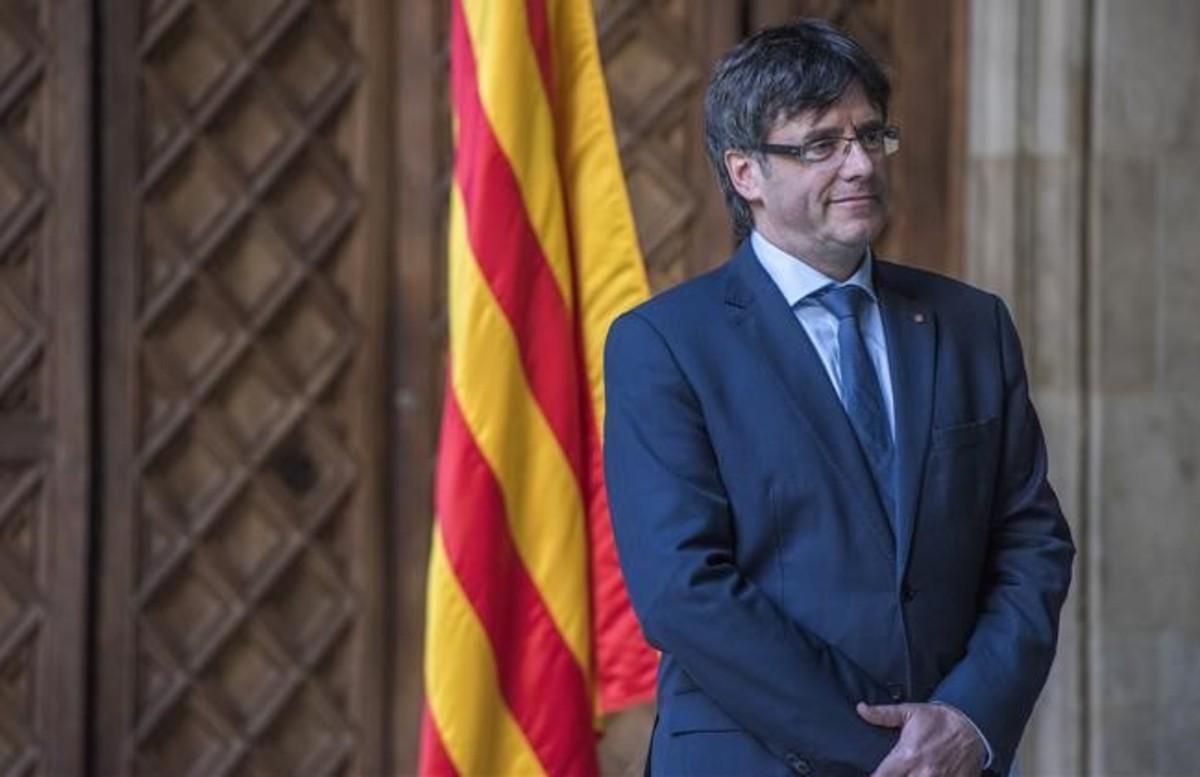 Carles Puigdemont, en el Palau de la Generalitat, el pasado 13 de marzo.