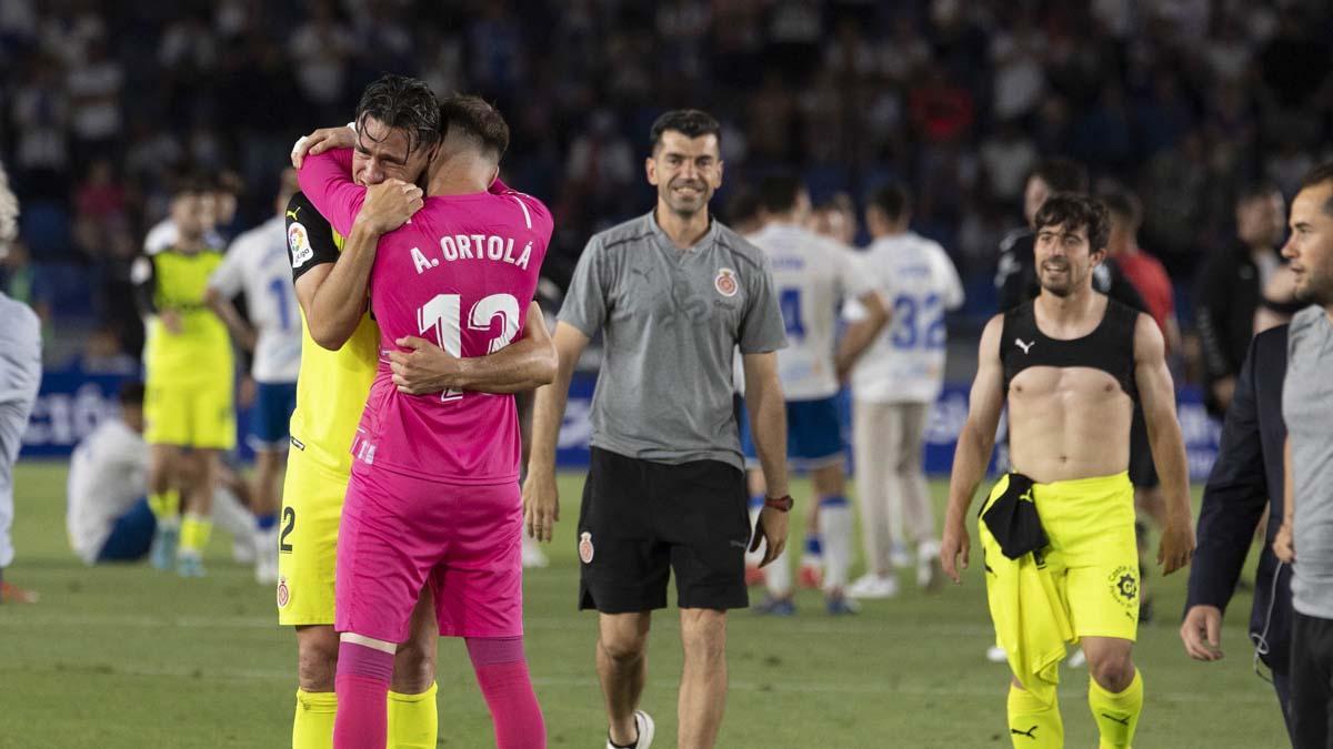 El Girona torna a Primera, en imatges