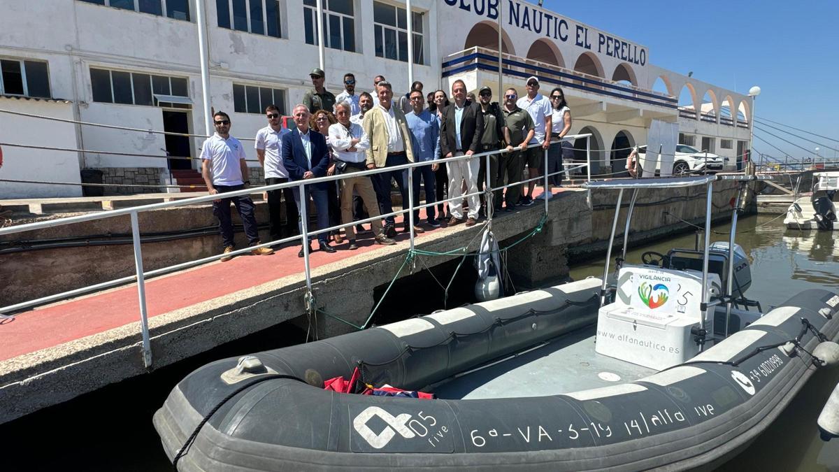 Presentación del Servicio de Vigilancia Marina de la Generalitat.