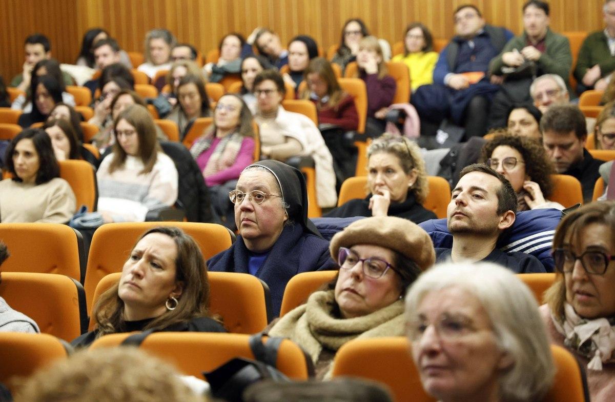 Parte del público partícipe de la Pastoral Educativa Autonómica celebrada en Santiago.