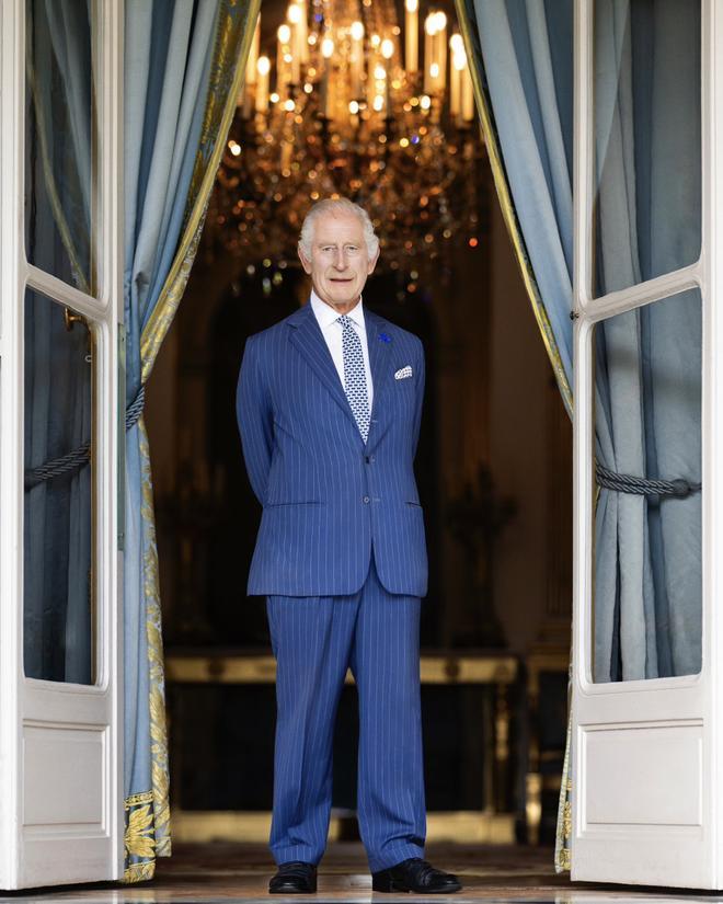 El rey Carlos III en una foto oficial de Buckingham Palace.