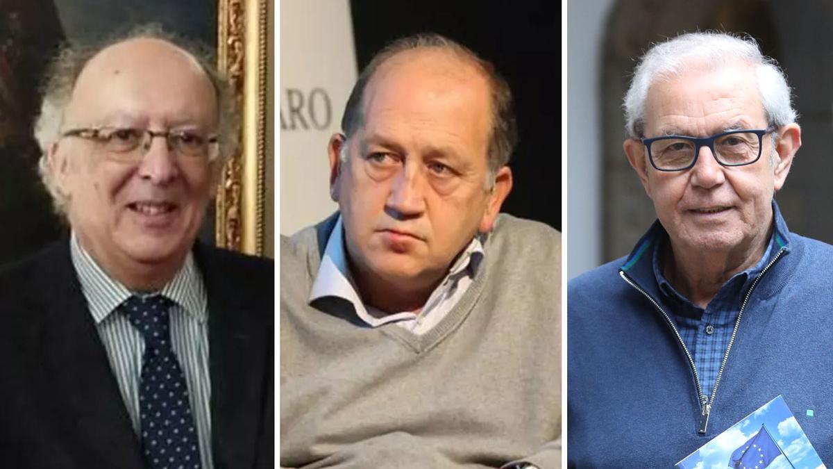 Laxe, Leiceaga y Touriño, tres de los hombres que se han sumado al manifesto de mujeres del PSdeG-PSOE.