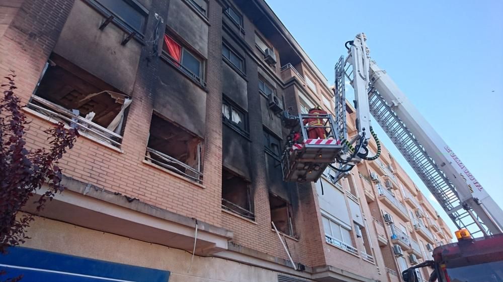 Incendio en una vivienda de Albal