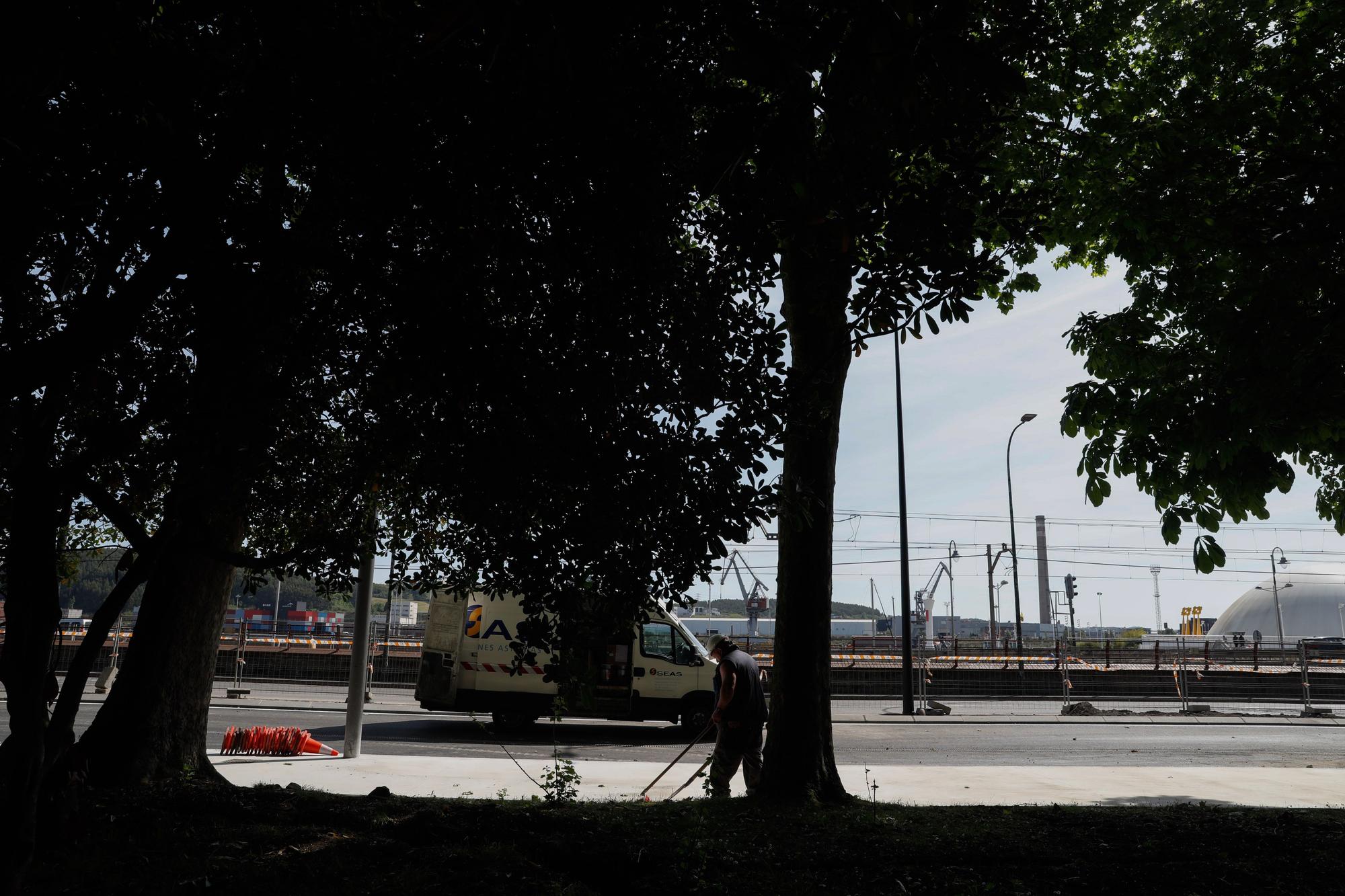 Así avanzan las obras del parque del Muelle