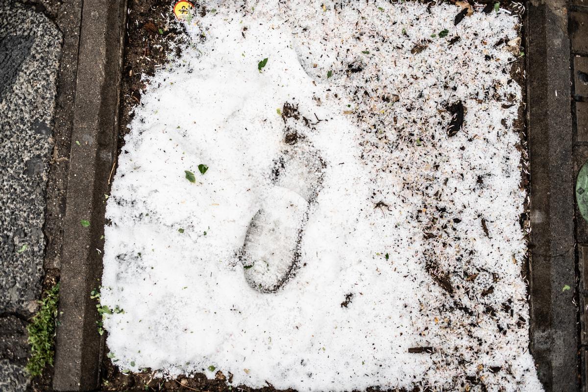 Granizo y tormentas en Barcelona